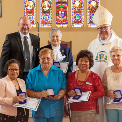 Bishop honours long-serving volunteers at annual catechist Mass